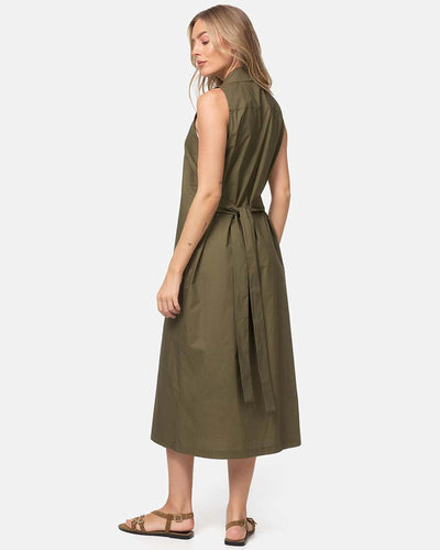 Kleid mit Gürtel Olive myMEID