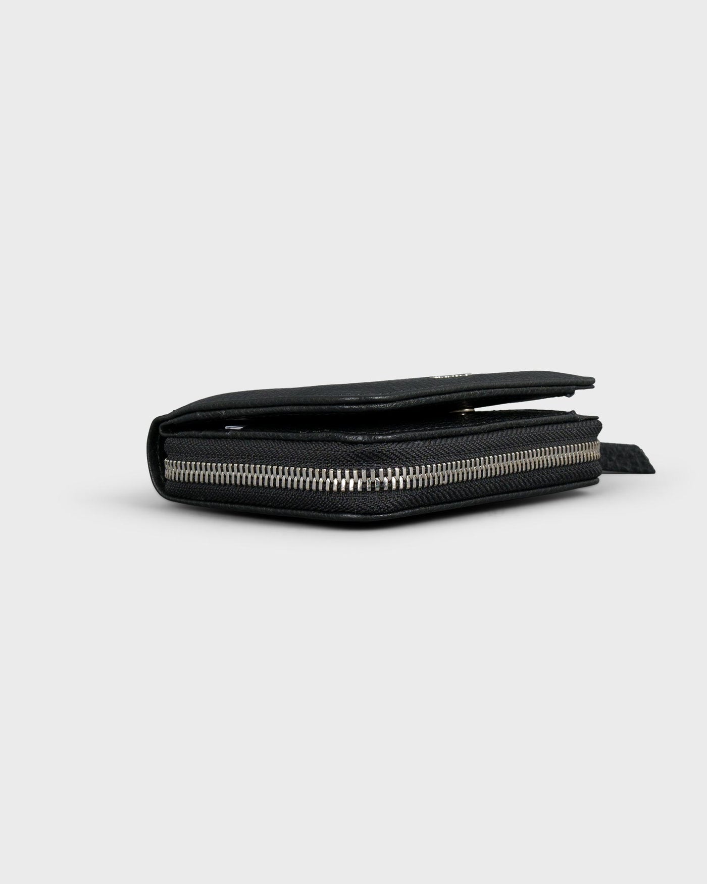 ABRO Geldbeutel mit Reißverschluss Wallet Black Nickel myMEID
