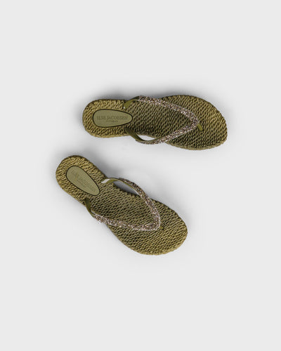 Ilse Jacobsen Flip Flop With Glitter Army myMEID