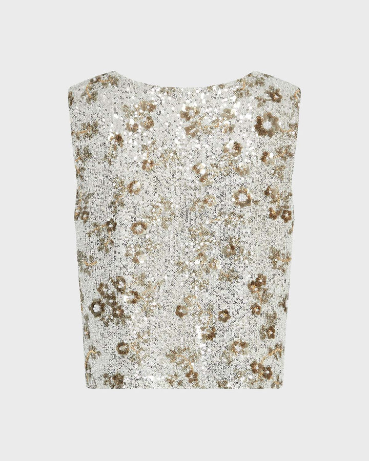 MSCHMagnolia Top Silver/Coco MSCHMagnolia Top Silver/Coco