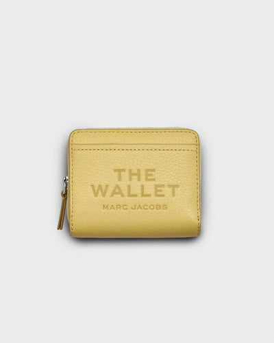 Marc Jacobs Geldbeutel The Leather Mini Compact Wallet Custard myMEID