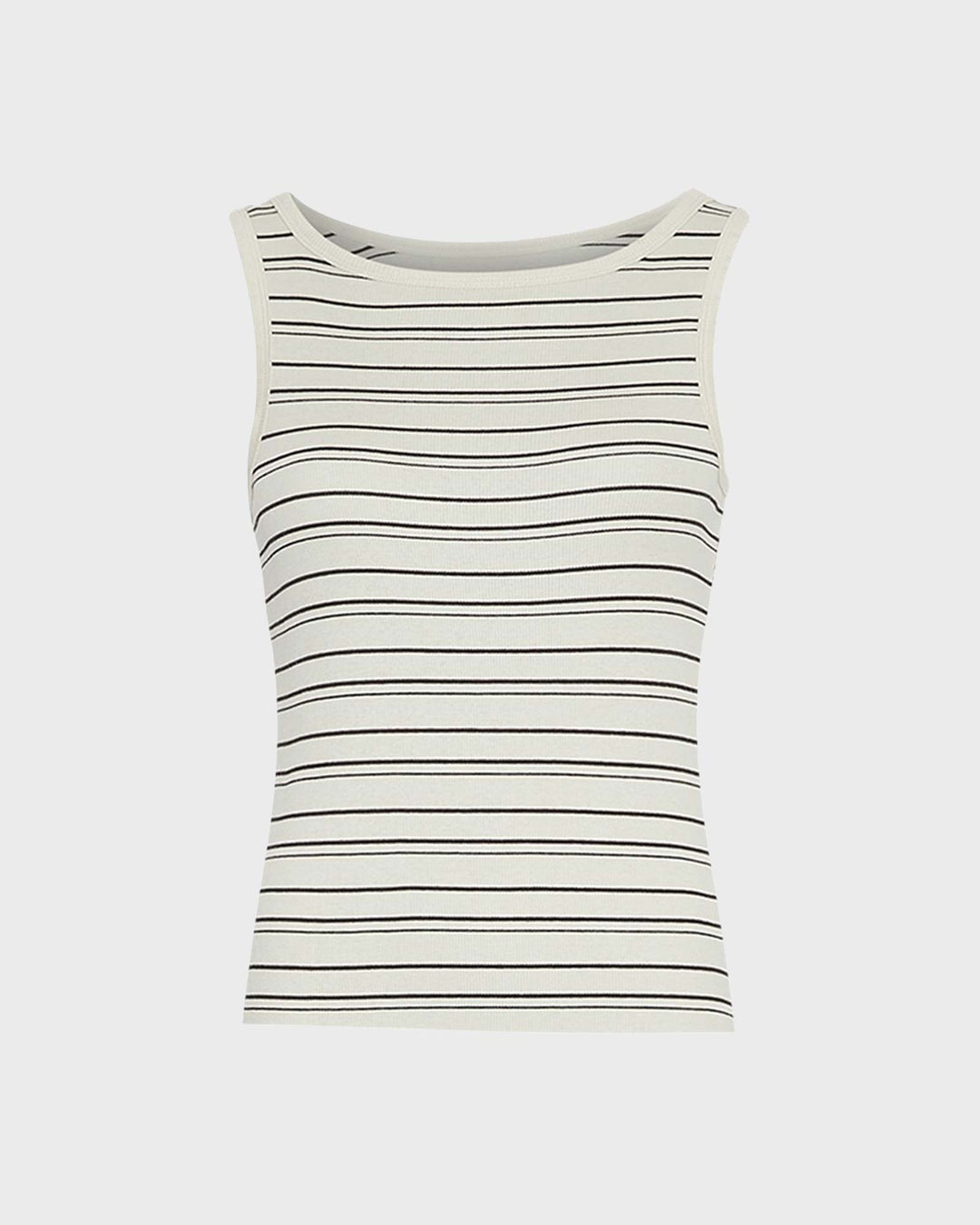 MSCHGubbi Rasmia Top Stripe Turteldove/Black MSCHGubbi Rasmia Top Stripe Turteldove/Black