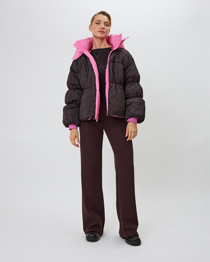 Nicky Puffer Jacket Candy/Leo Truffle Nicky Puffer Jacket Candy/Leo Truffle