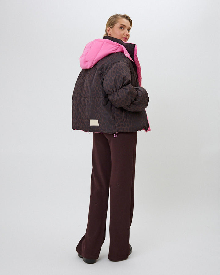 Nicky Puffer Jacket Candy/Leo Truffle Nicky Puffer Jacket Candy/Leo Truffle