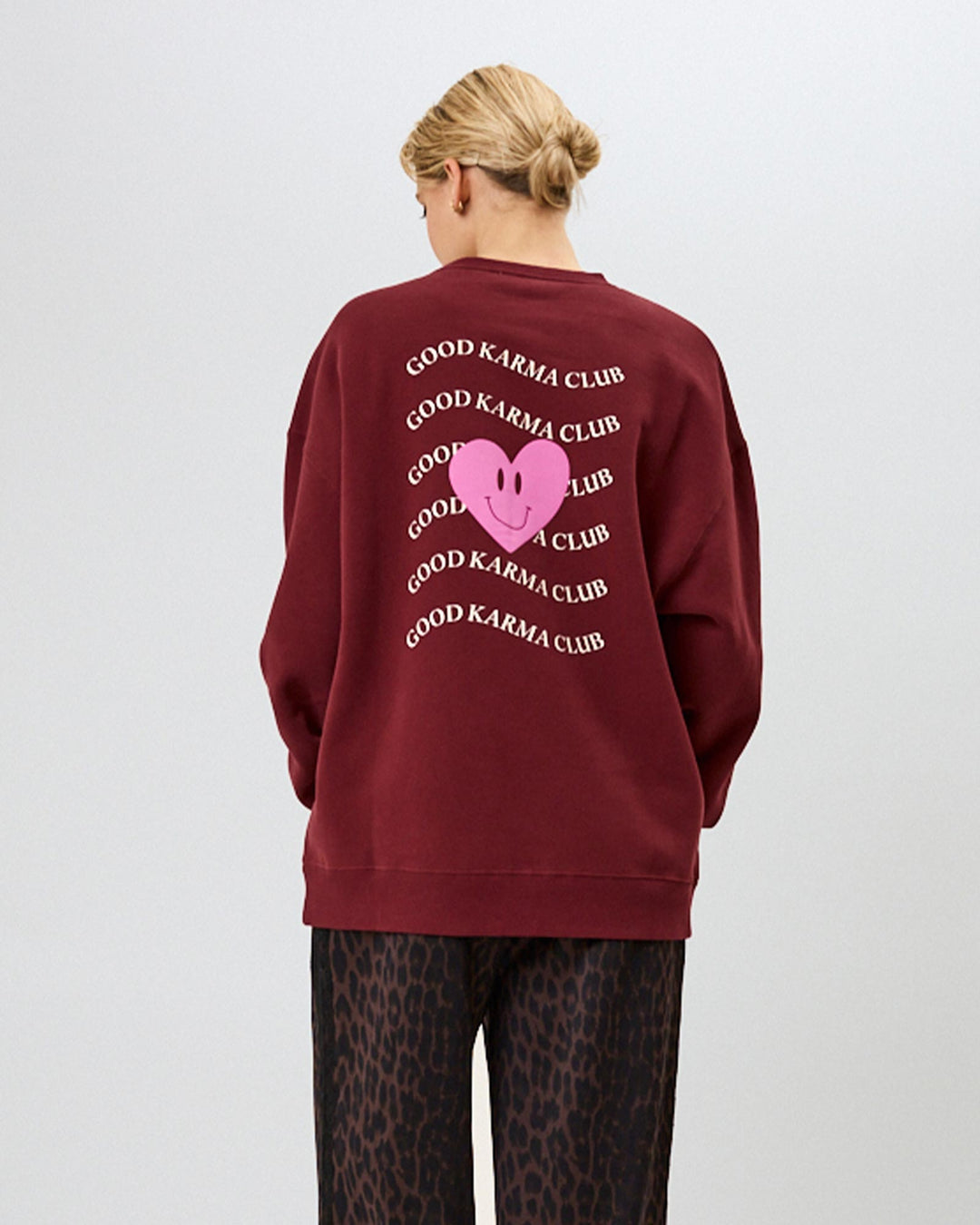 OV Sweater Good Karma Wave Merlot OV Sweater Good Karma Wave Merlot