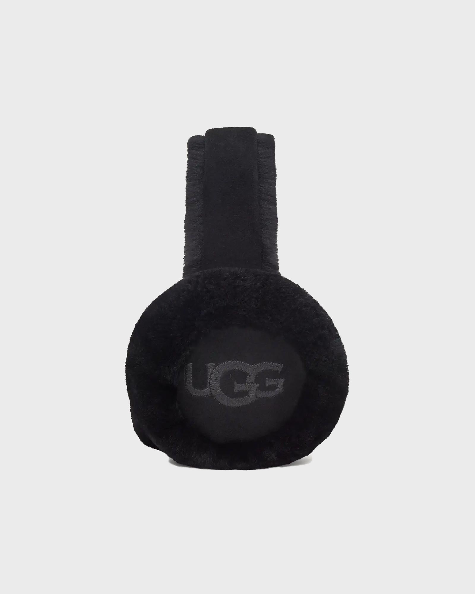 小物 UGG Sheepskin Embroidery Earmuff Schwarze UGG Ohrenwärmer SHEEPSKIN EMBROIDERY EARMUFF | Omoda