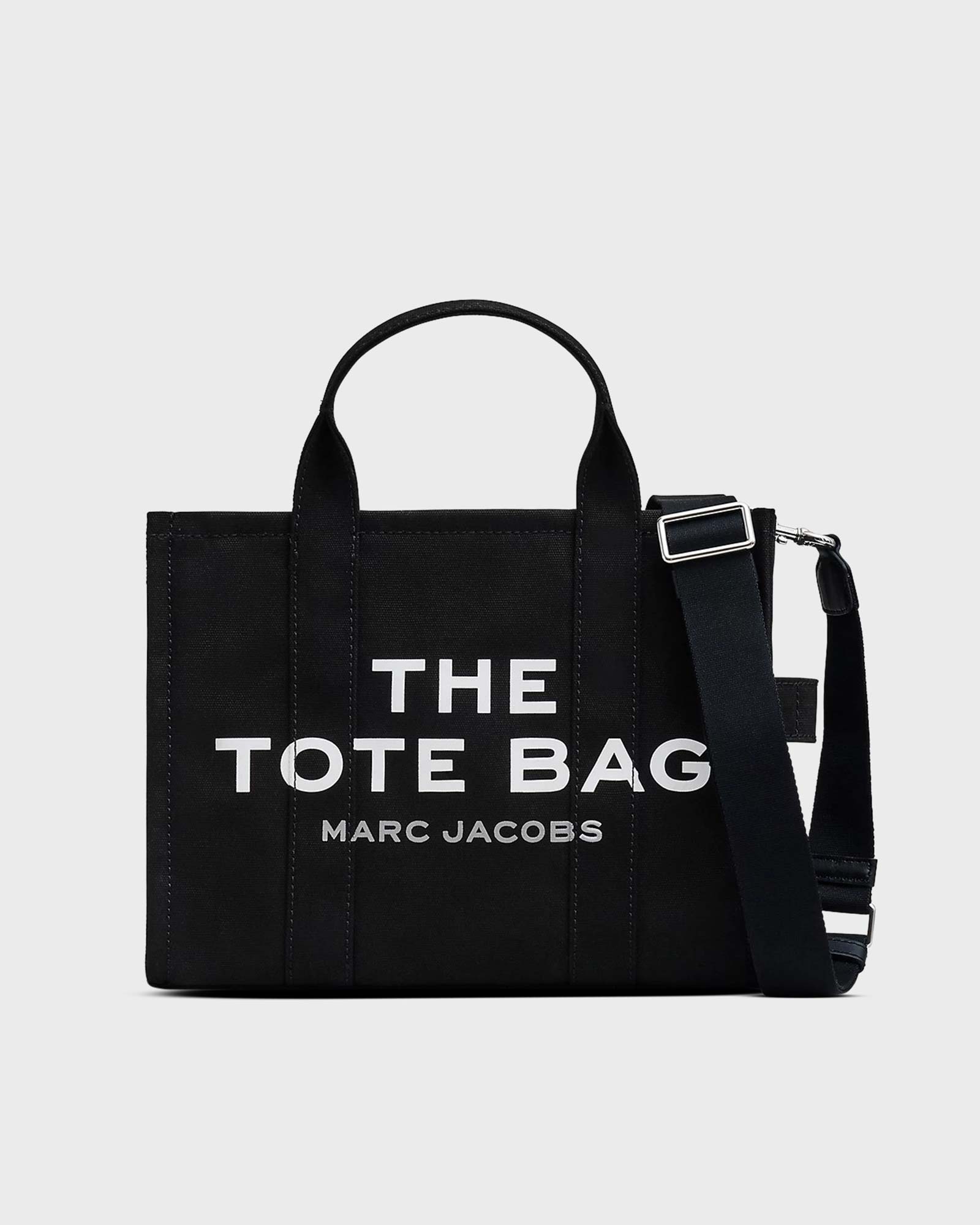 MARC JACOBS トートバッグ ホワイト/ブラック THE TOTE BAG SMALL ハンドバッグ トートバッグ フラワープリント