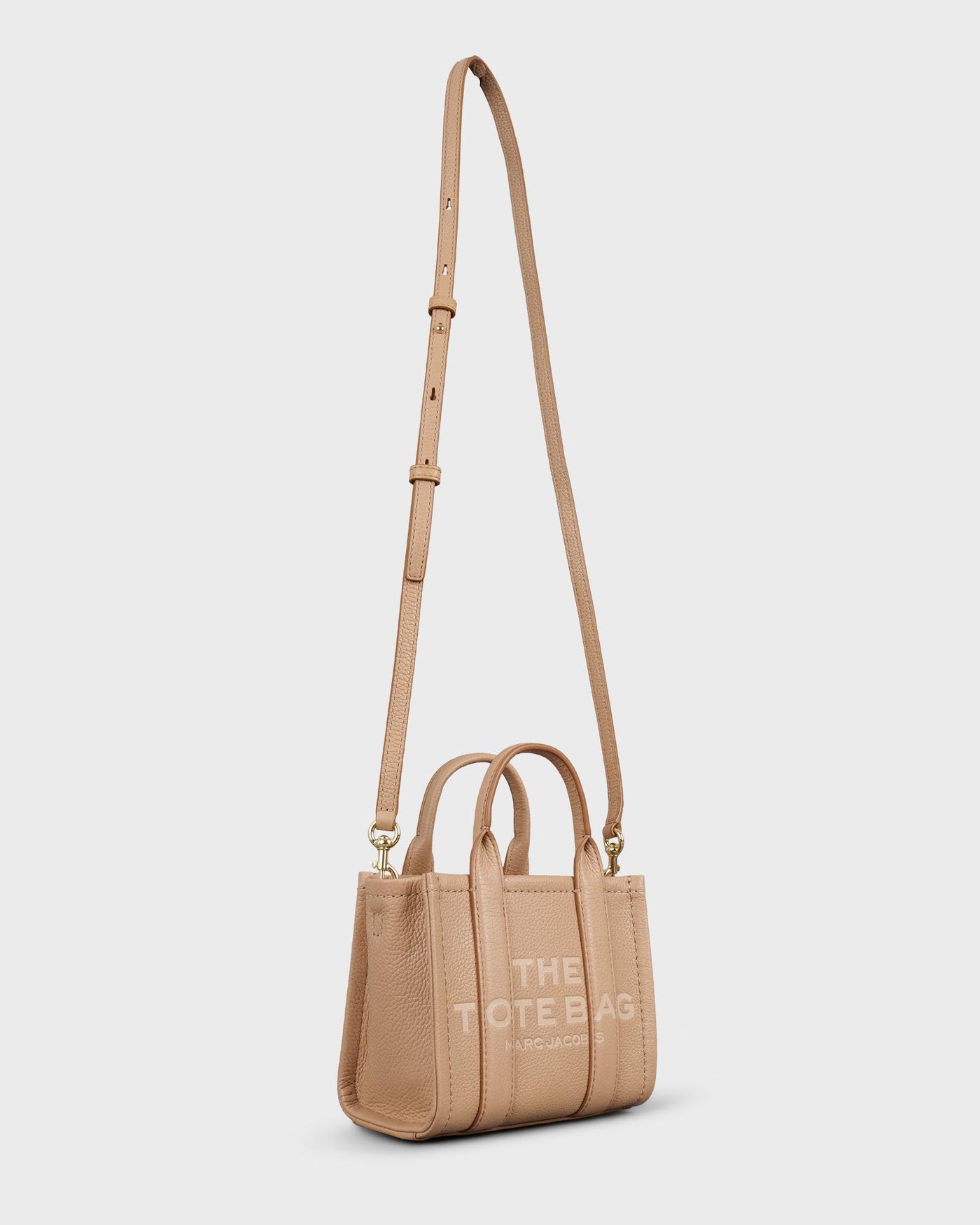 The Leather Crossbody Tote Bag Camel myMEID
