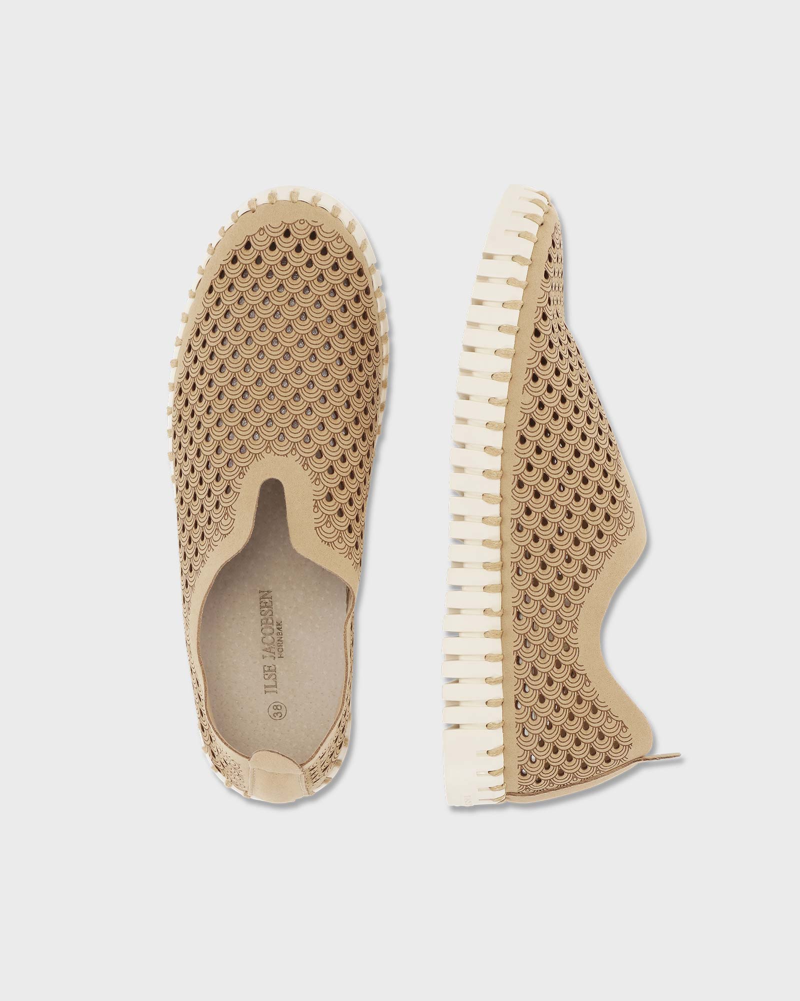 Tulip Slip On With White Sole - Latte main image 0