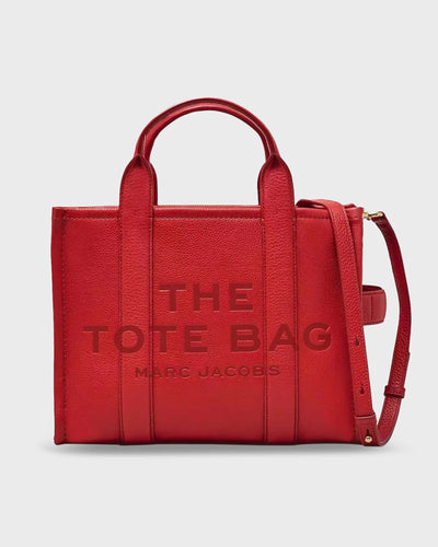 The Leather Medium Tote Bag True Red myMEID