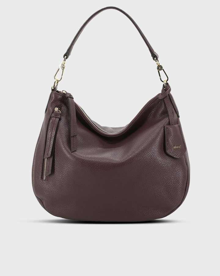 Juna Beutel Small Burgundy