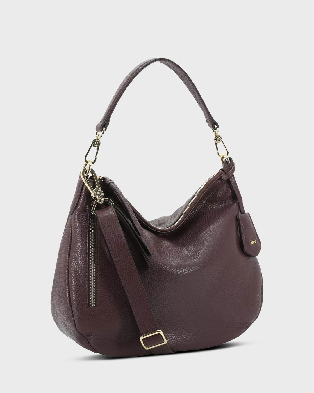 Juna Beutel Small Burgundy