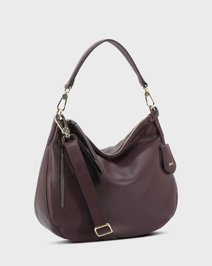 Juna Beutel Small Burgundy