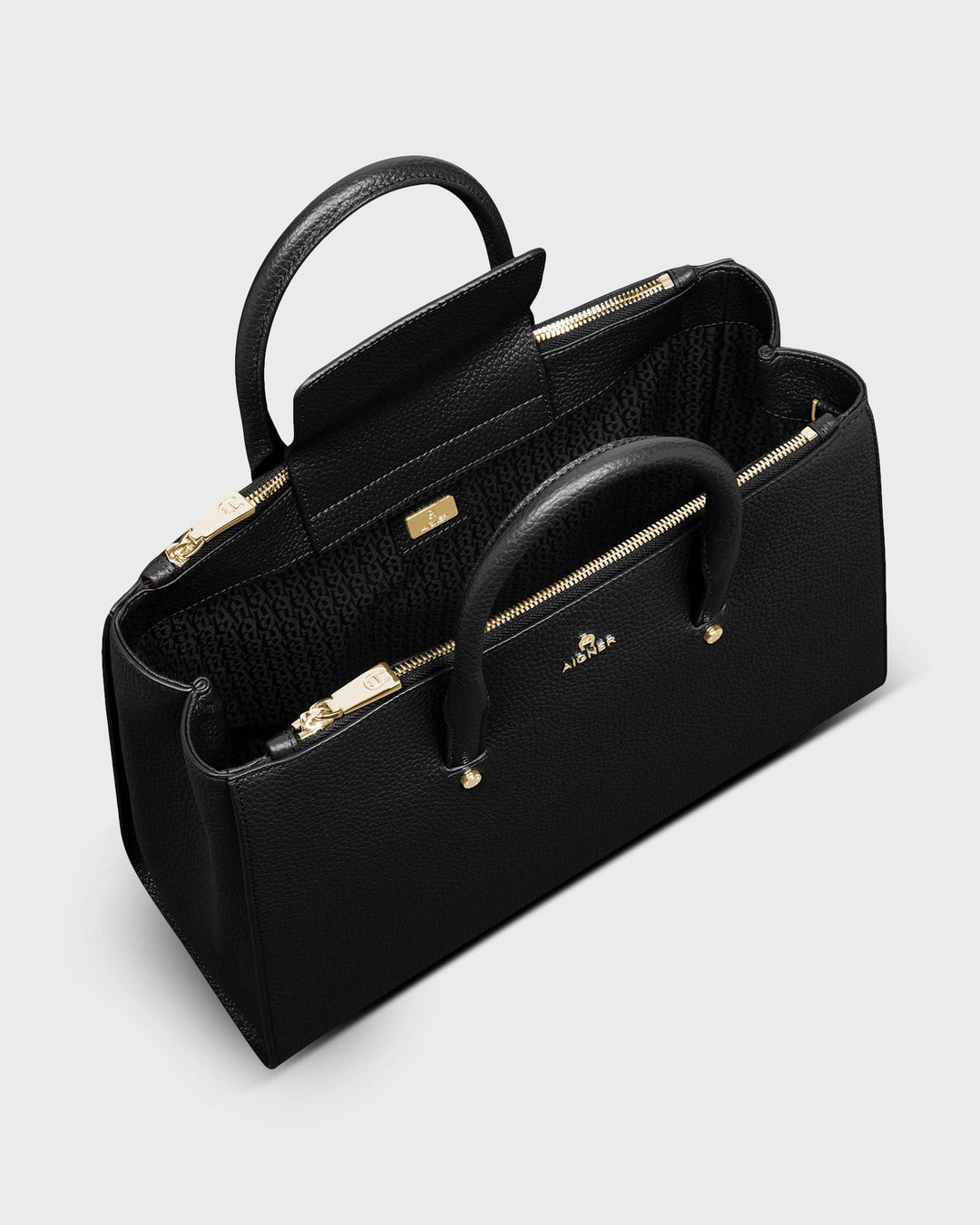 Aigner Tasche Ivy L Black Gold – myMEID