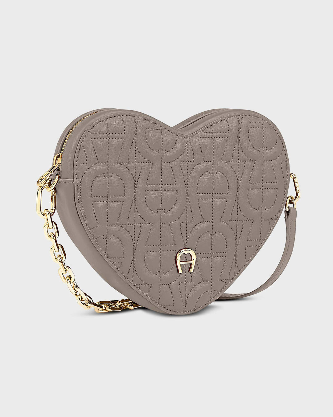 Heart Pouch Taupe