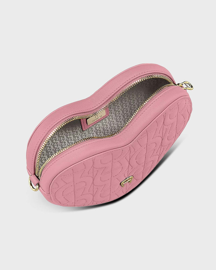 Heart Pouch Morning Rose