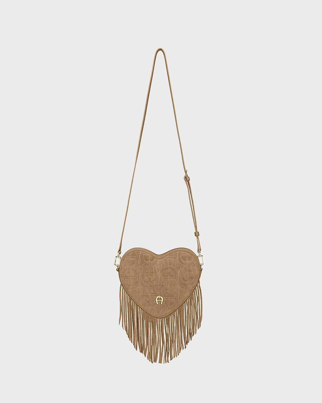 Heart Pouch Oat Beige