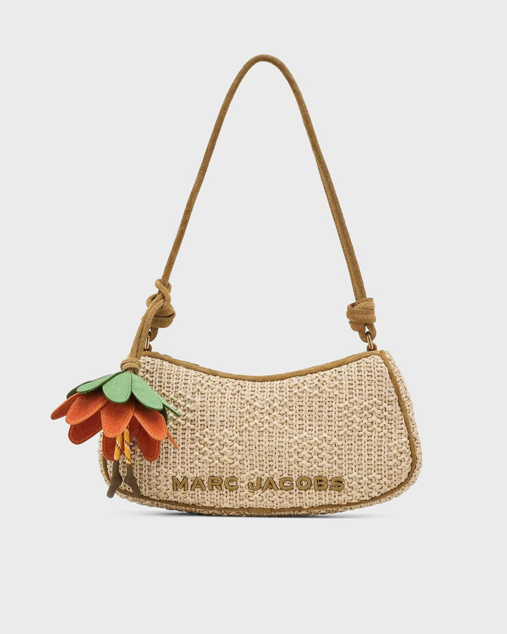 The Summer Woven Charm Shoulder Bag Natural