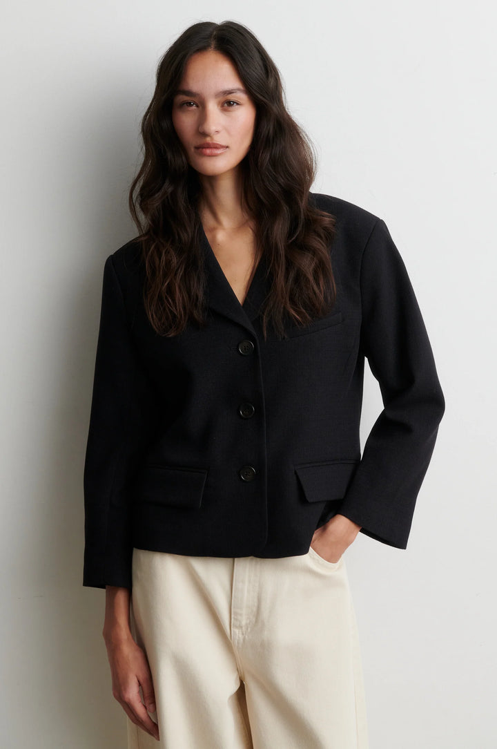 Sella Short Blazer Black