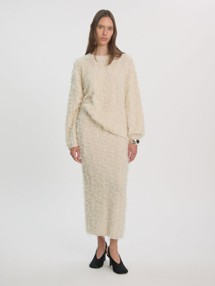 Bailee Jumper Fringes Cream