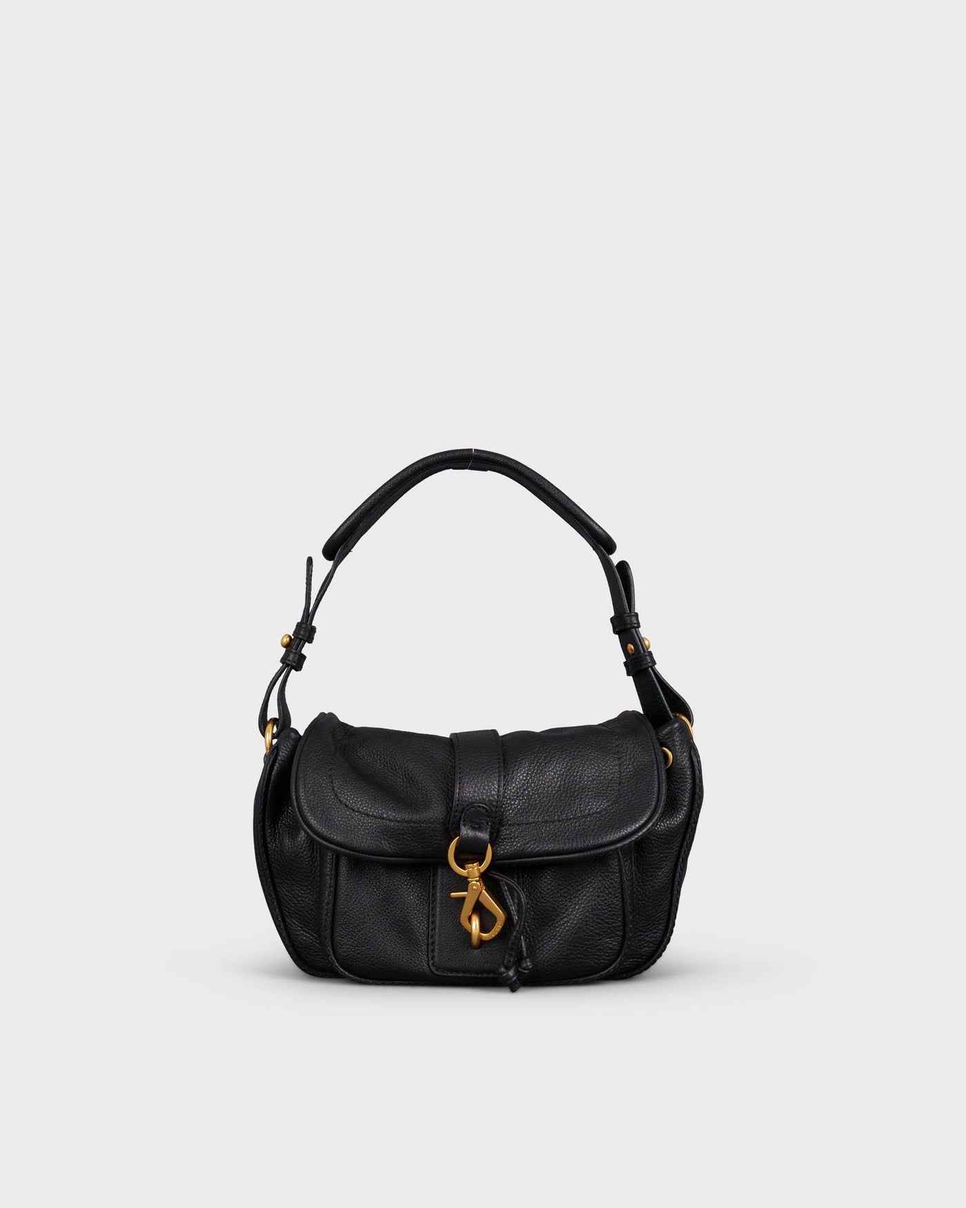 ABRO Tasche Star Saddle Shoulderbag Black Gold myMEID