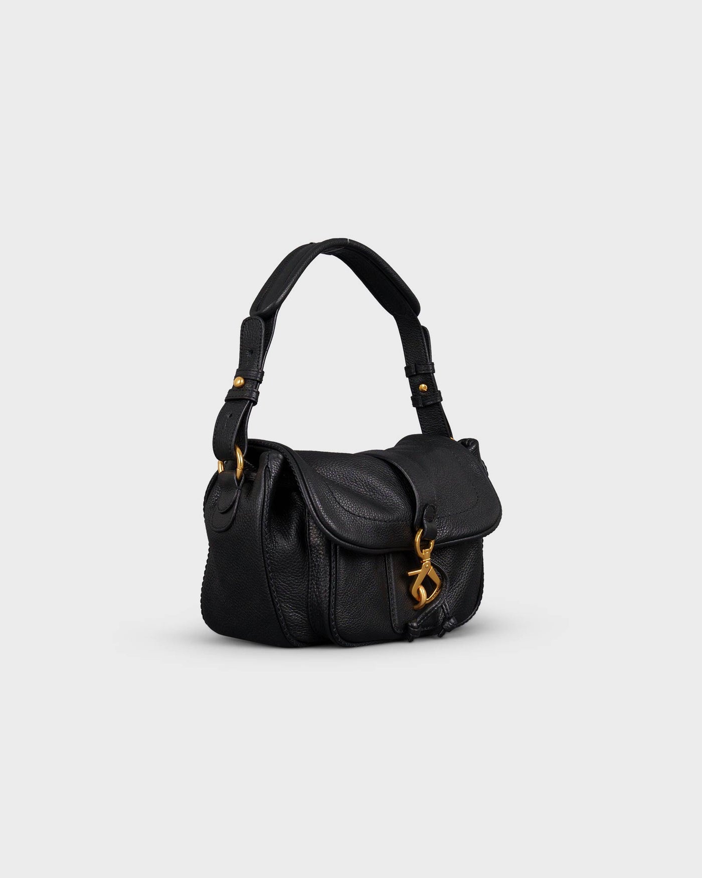 ABRO Tasche Star Saddle Shoulderbag Black Gold myMEID