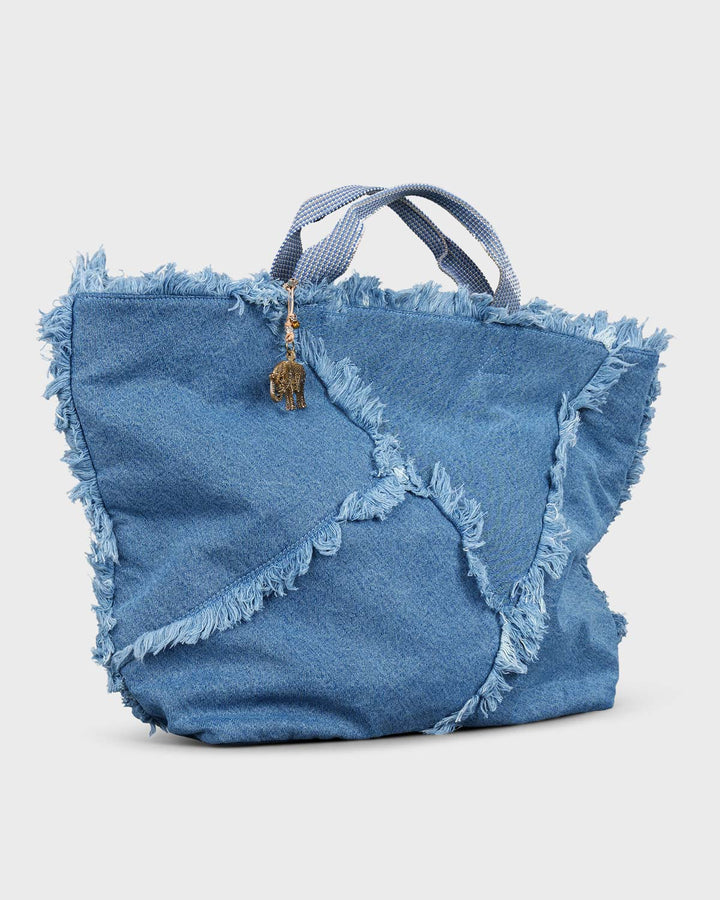 Shopper Fringes Blue