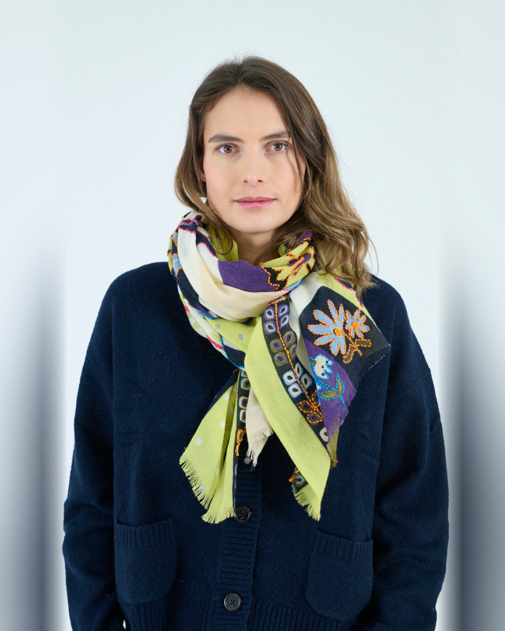 STORIATIPIC Scarf Agape Anis
