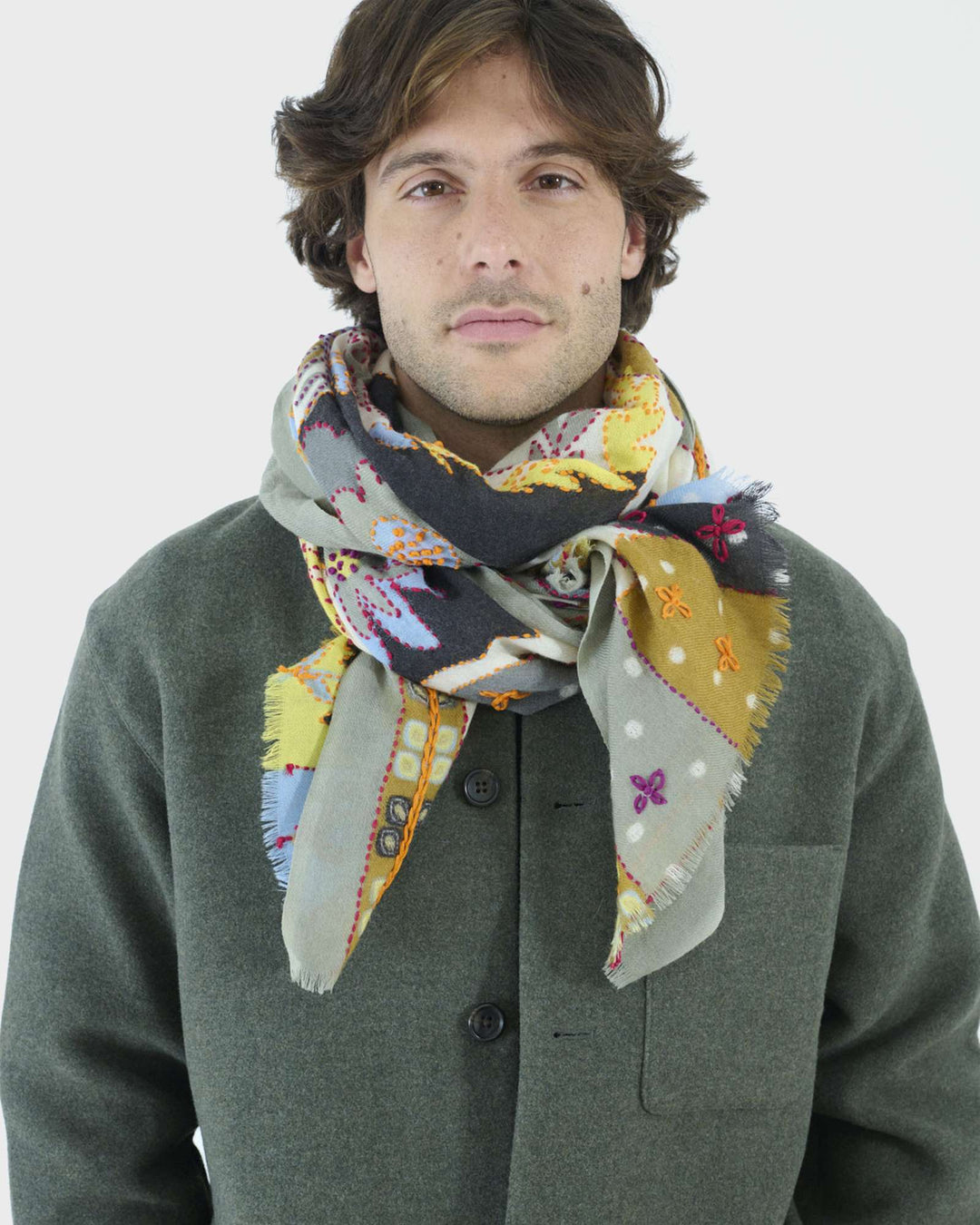 STORIATIPIC Scarf Agape Gris