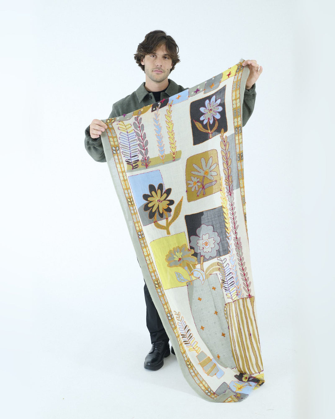 STORIATIPIC Scarf Agape Gris – Bild 3