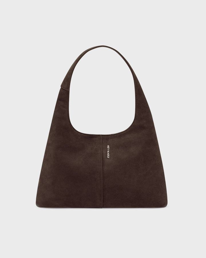 HEY MARLY Handtasche Alltime Lover Suede M Coffee