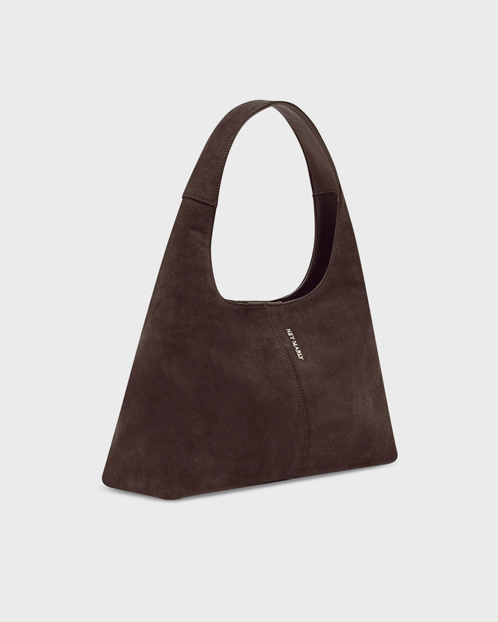 HEY MARLY Handtasche Alltime Lover Suede M Coffee – Bild 2