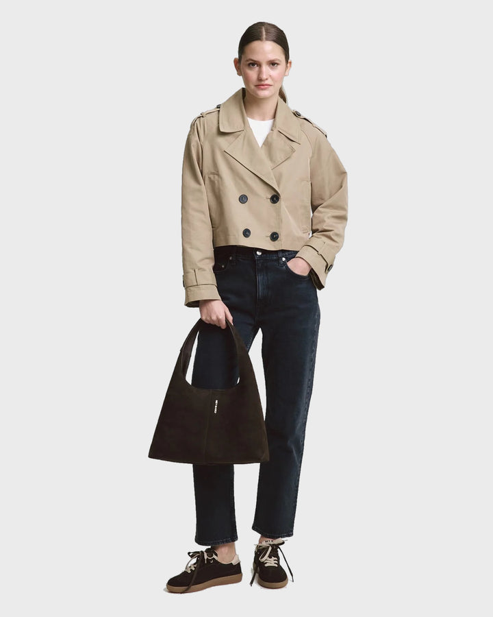 HEY MARLY Handtasche Alltime Lover Suede M Coffee – Bild 5