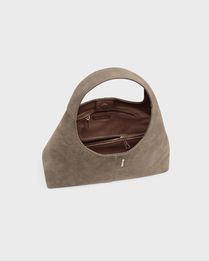 HEY MARLY Handtasche Alltime Lover Suede M Mocha – Bild 3