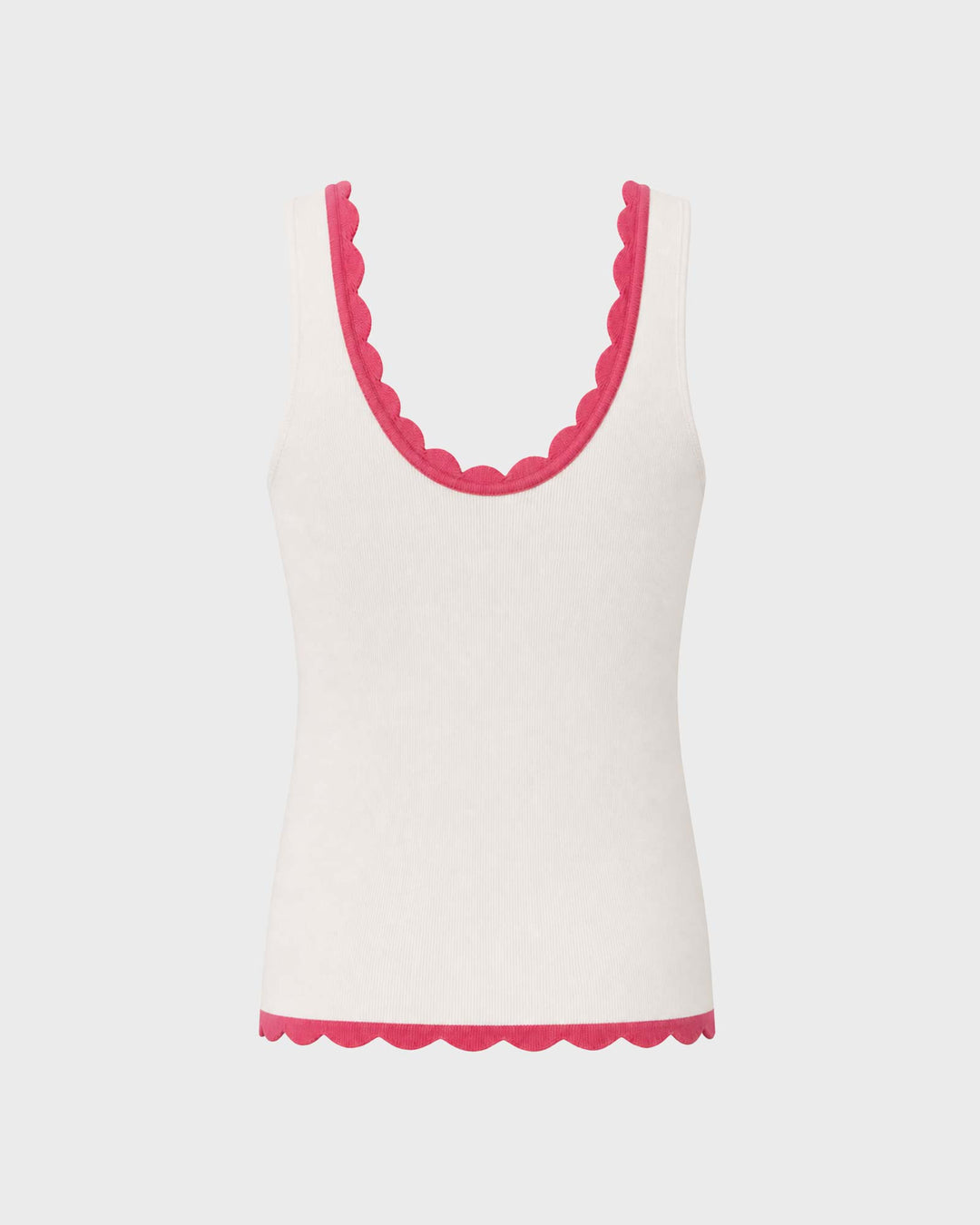 Anele Knit Top White