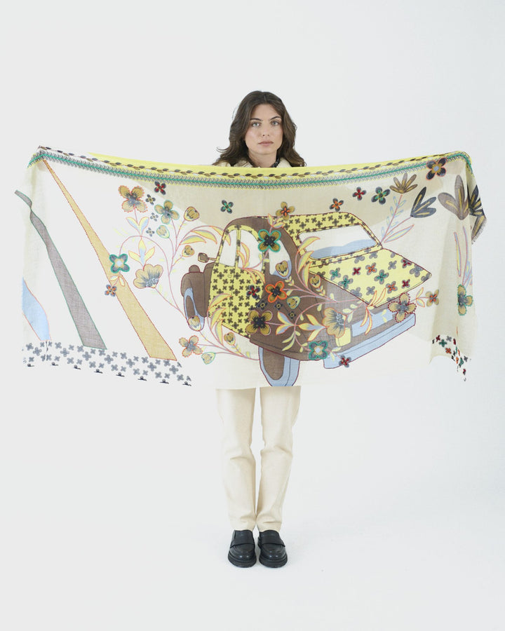 STORIATIPIC Scarf Ariane Beige – Bild 3