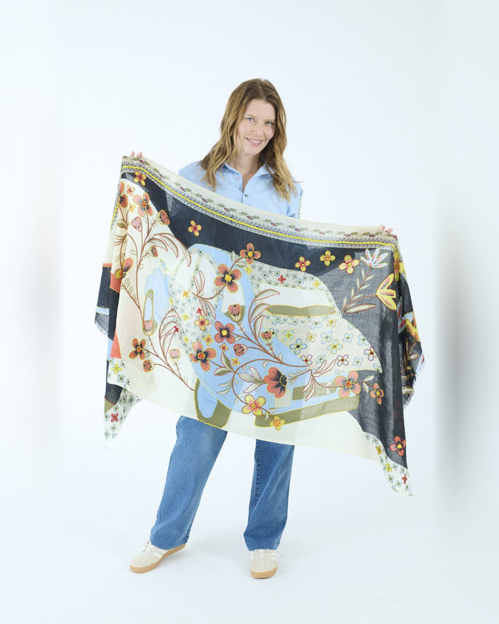 STORIATIPIC Scarf Ariane Bleu – Bild 3