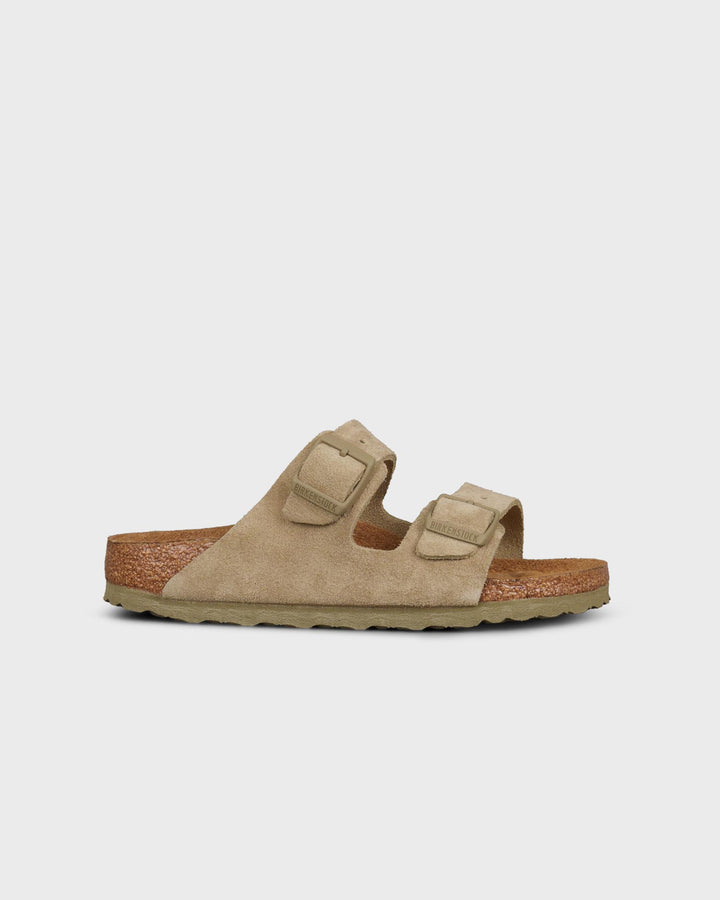 Arizona Suede Leather Faded Khaki