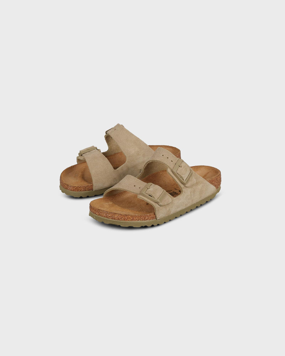 Arizona Suede Leather Faded Khaki