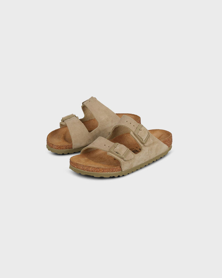 Arizona Suede Leather Faded Khaki