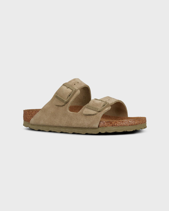 Arizona Suede Leather Faded Khaki