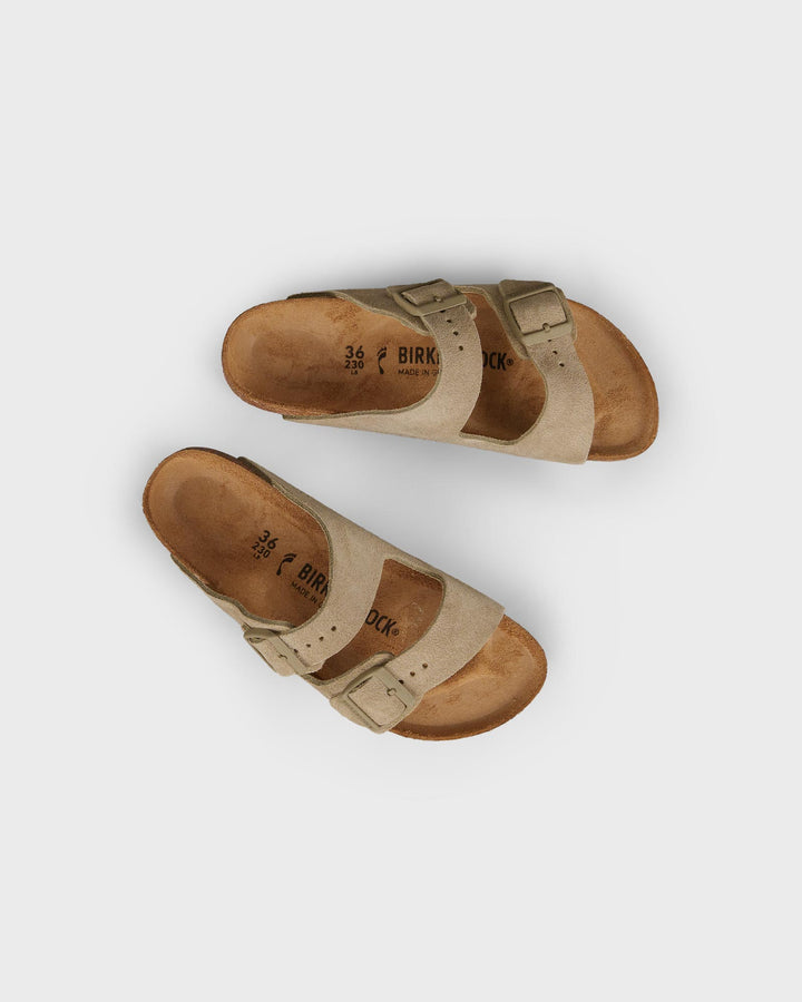 Arizona Suede Leather Faded Khaki