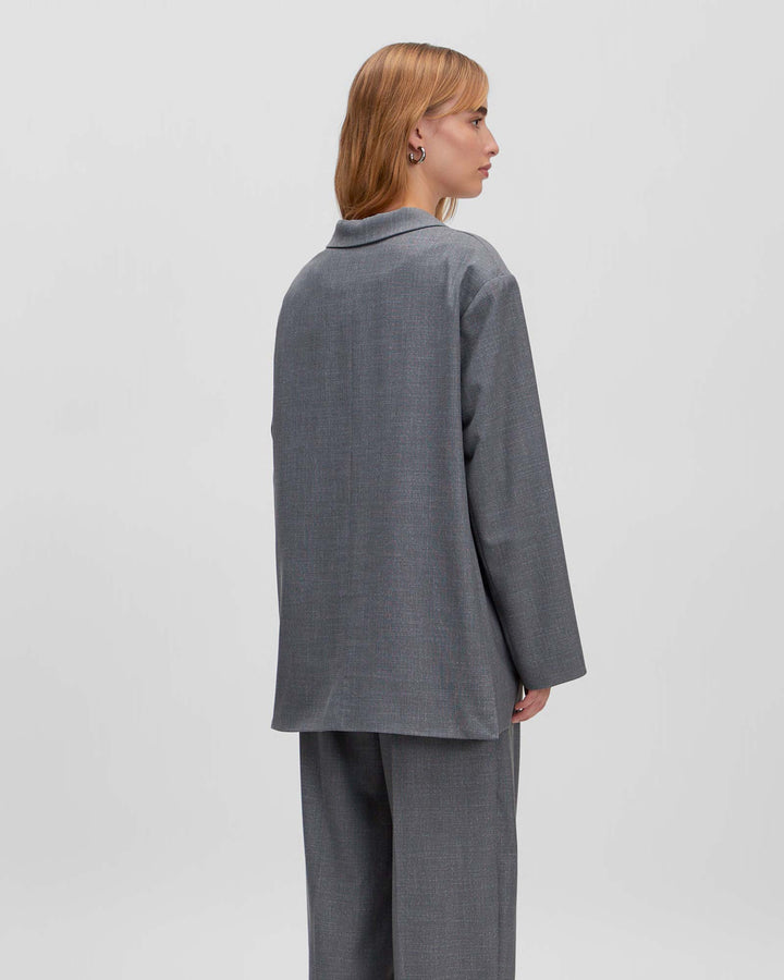 Arwen Blazer Grey Melange