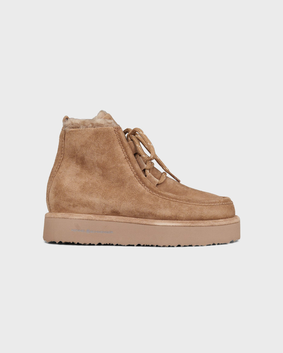 Kennel&Schmenger Schuhe Auri Suede/Lammfell Sandy/Camel So Tobacco