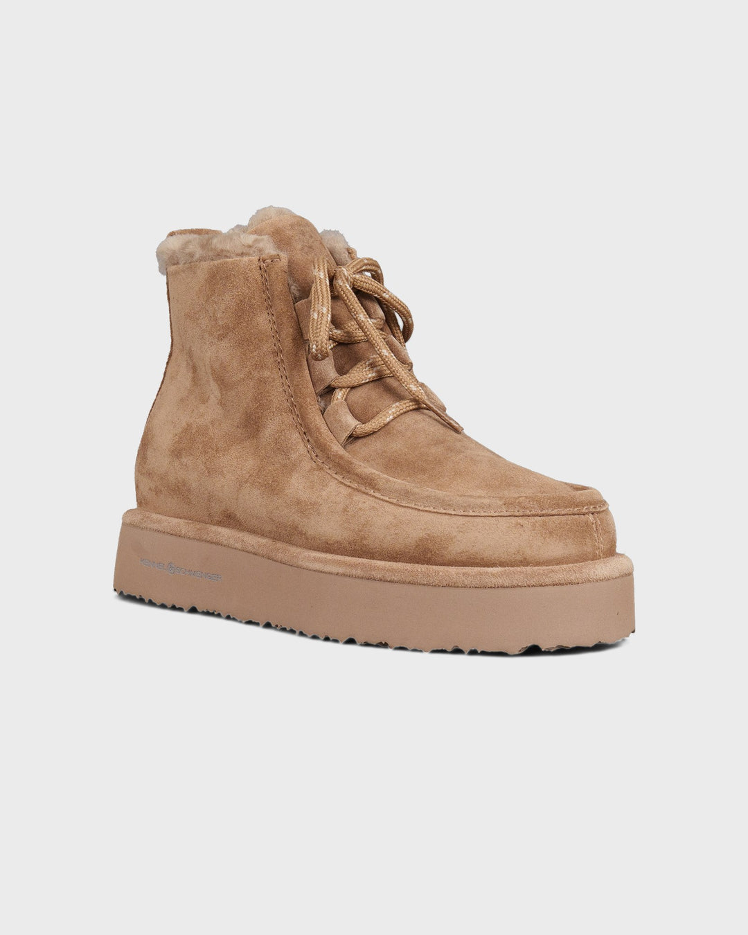 Kennel&Schmenger Schuhe Auri Suede/Lammfell Sandy/Camel So Tobacco – Bild 2
