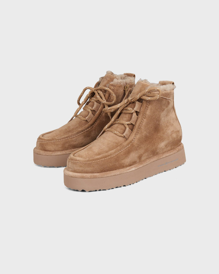 Kennel&Schmenger Schuhe Auri Suede/Lammfell Sandy/Camel So Tobacco – Bild 4