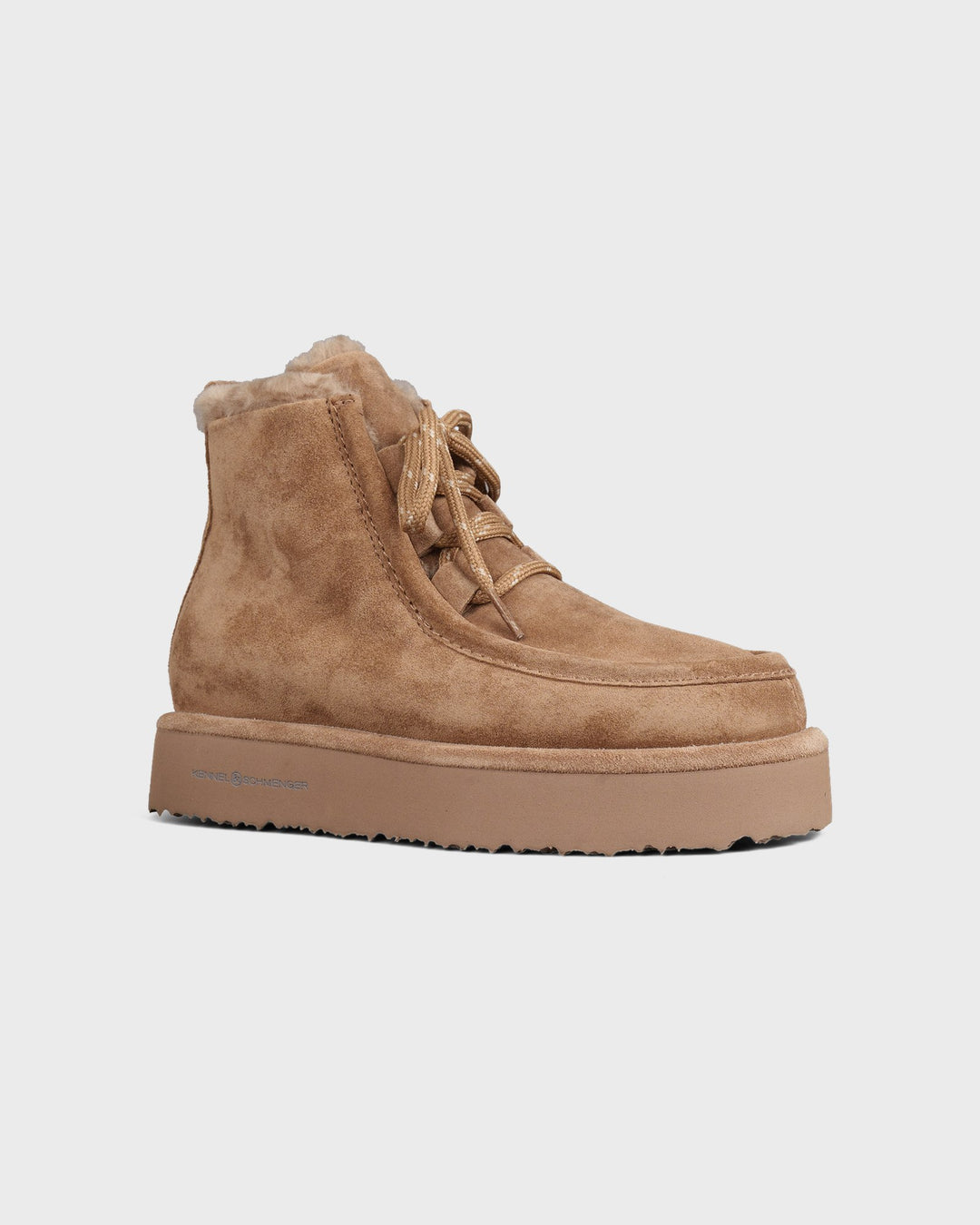Kennel&Schmenger Schuhe Auri Suede/Lammfell Sandy/Camel So Tobacco – Bild 5