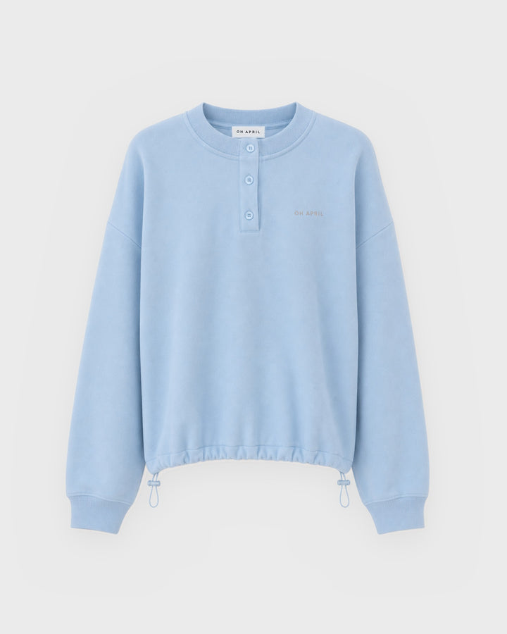 OH APRIL Sweatshirt Aven Boxy Sweater Sky Blue