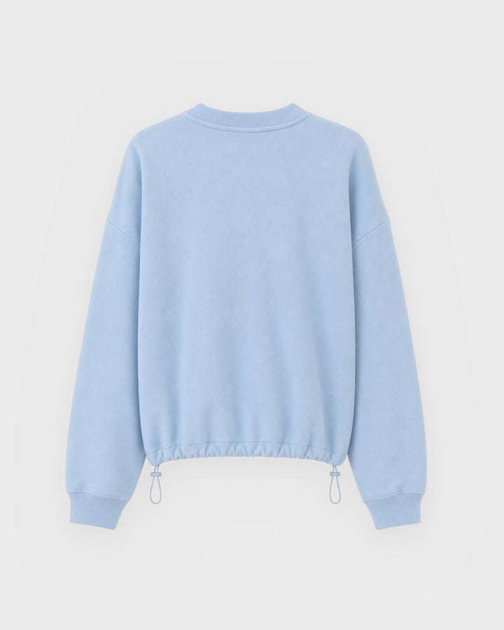 OH APRIL Sweatshirt Aven Boxy Sweater Sky Blue – Bild 2