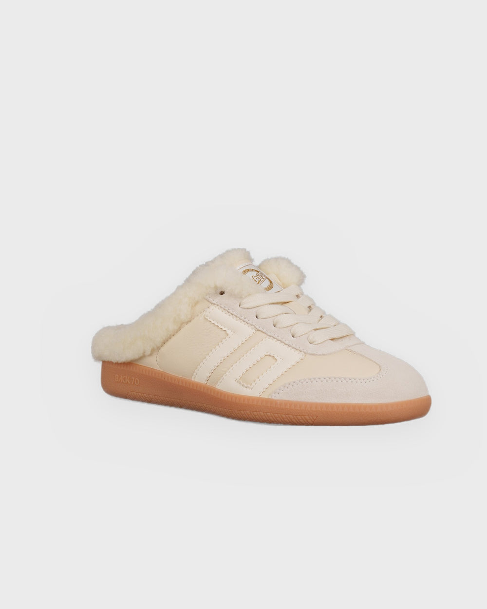 Back70 Schuhe BACK70 Easter Spongy Nappa Taupe/Butter – Bild 2